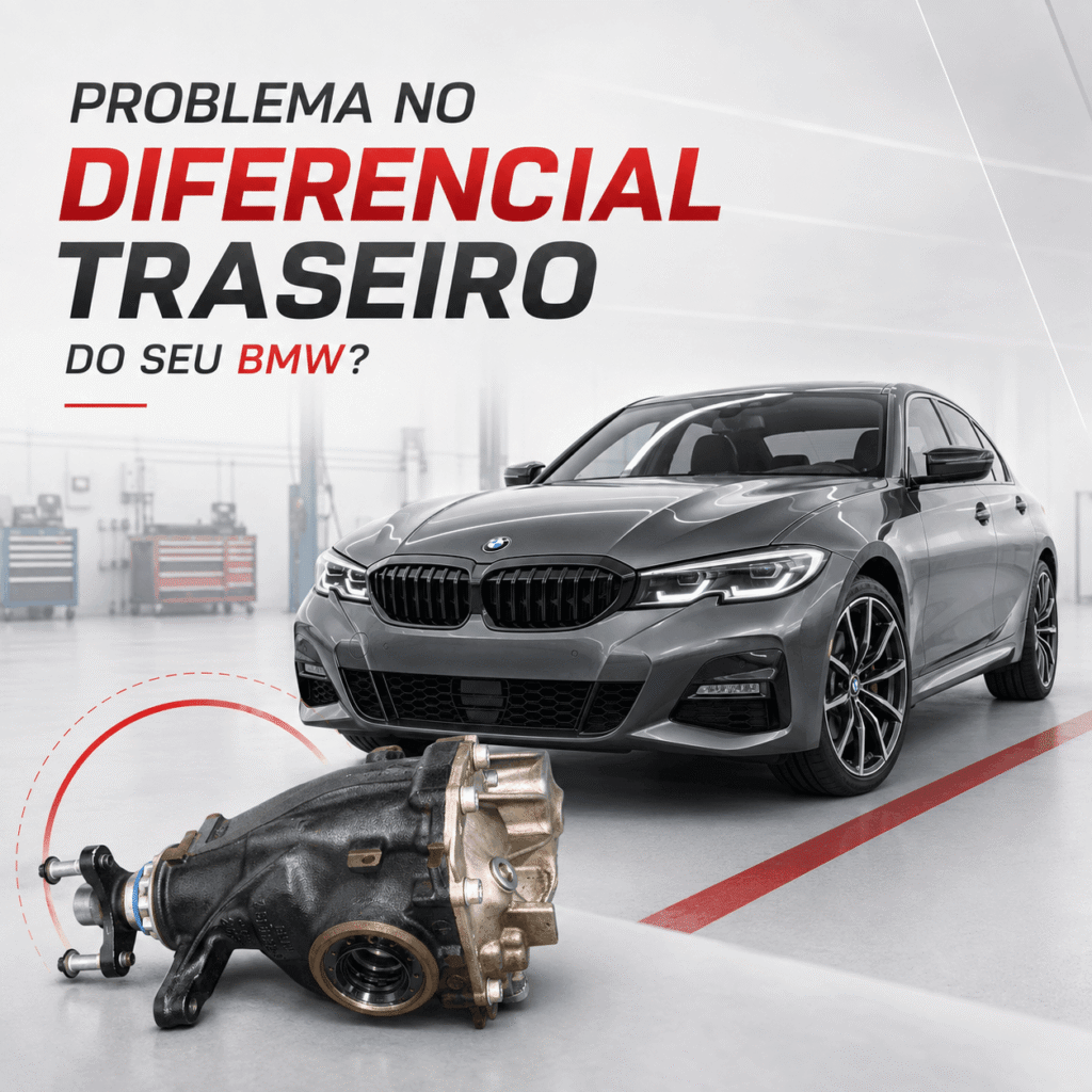 Reparo de diferencial traseiro BMW na Mecânica Gcar